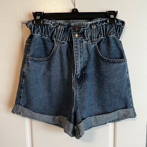 Forever21 Cuffed Denim Shorts Size-Medium